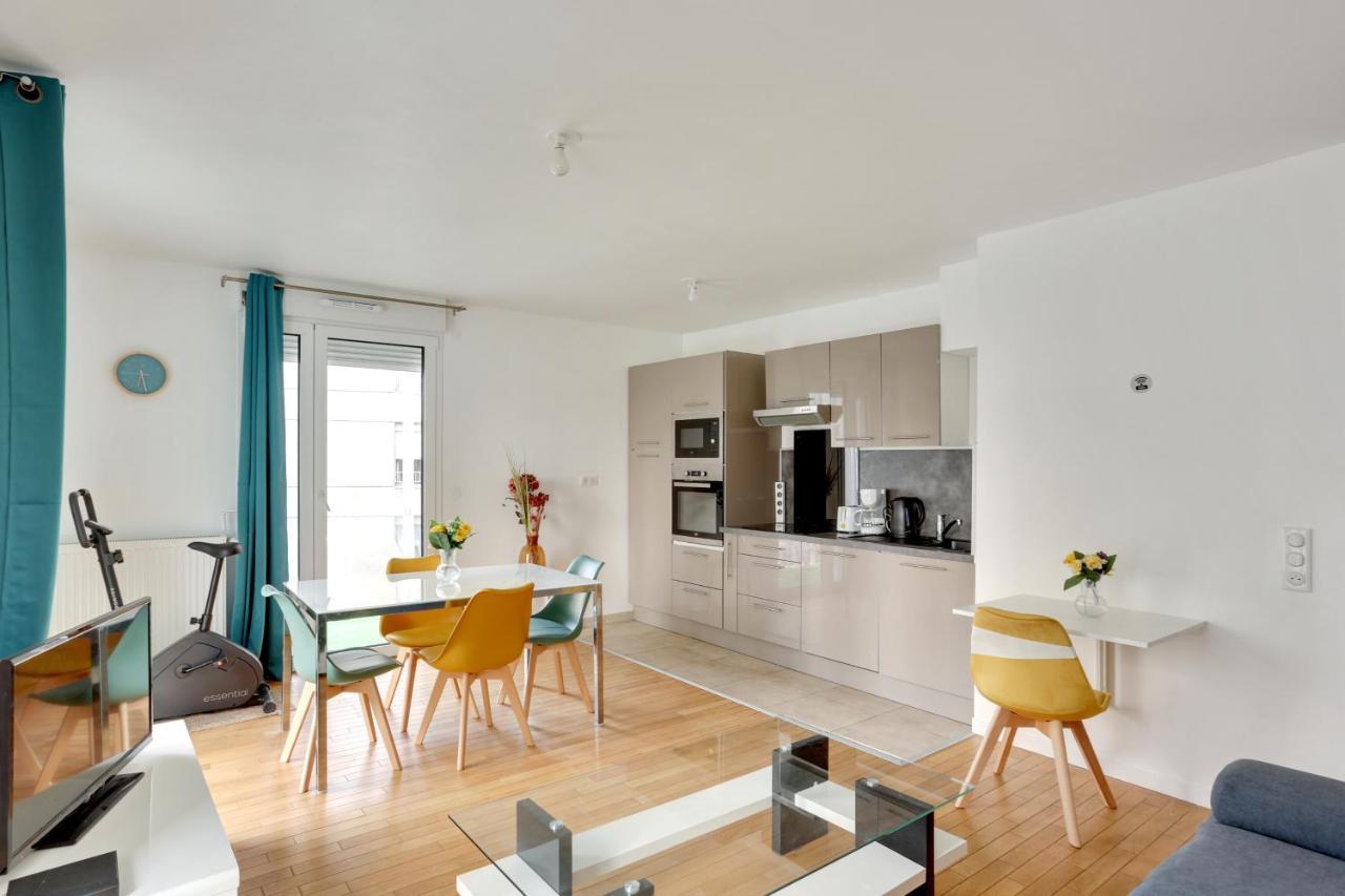 Chic Apart With Parking Near Paris Нантерр Екстер'єр фото